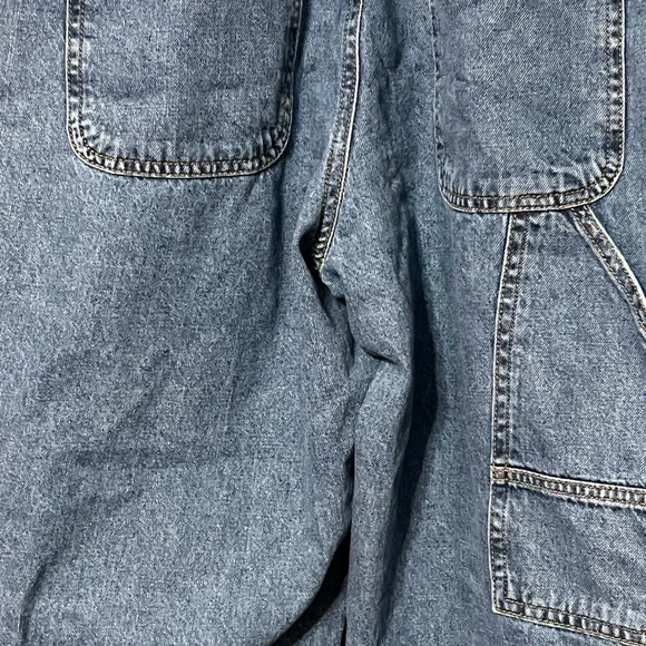 Noisy May Light Denim Overalls - Picture 11 of 12